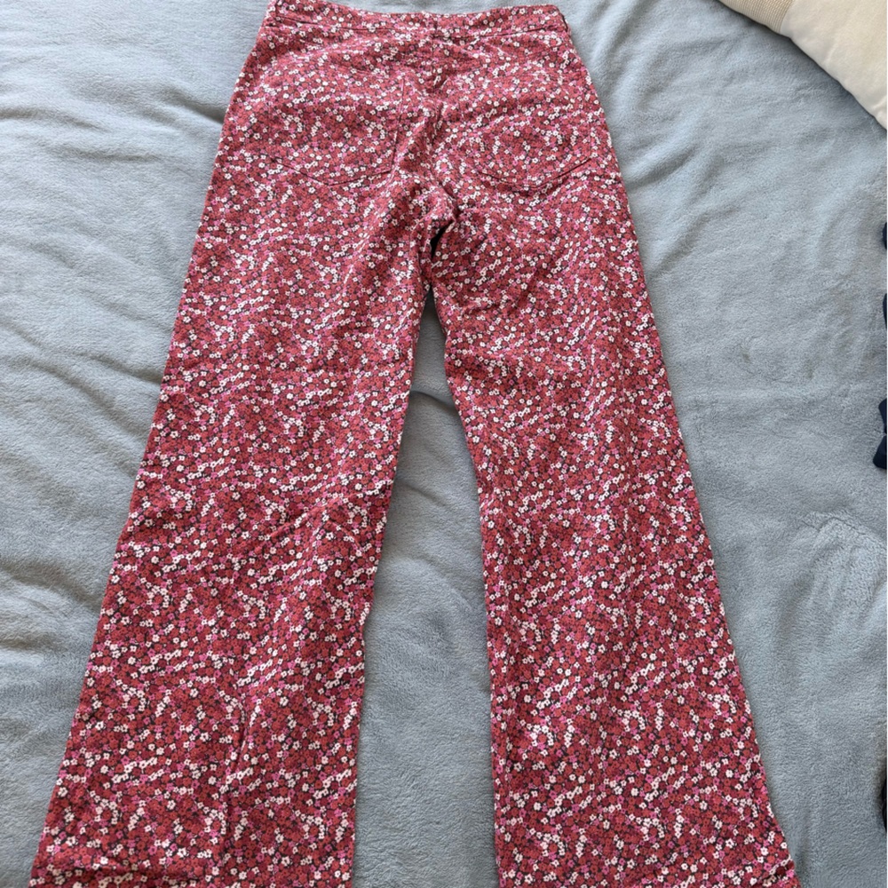 Floral Wide-Legged Patterned Pants - image 3
